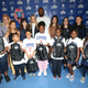 (L-R) Busy Philipps, Nicole Richie, Zooey Deschanel, Kelly Sawyer Patricof, Kawhi Leonard, Norah Weinstein, Cillian Zucker, Sophia Rossi, and Katherine Nelson celebrate donation of One Million backpacks from Baby2Baby, Kawhi Leonard and the L.A. Clippers to students across Los Angeles at 107th Street Elementary on Aug. 20, 2019, in Los Angeles.